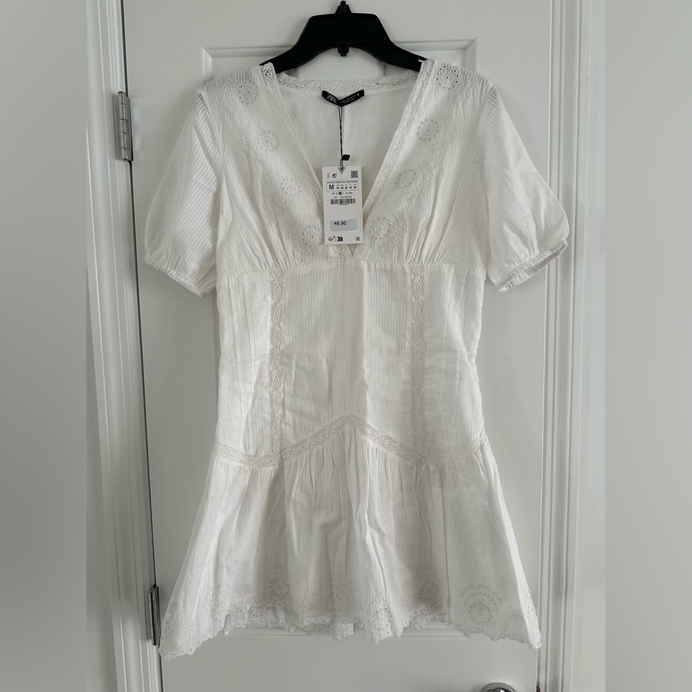 NWT Zara Linen Mini Dress